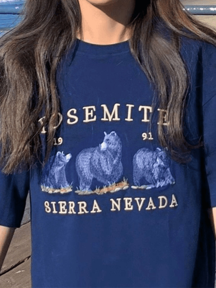 Vintage Bear Graphic Tee - Y2K Aesthetic Shirt with Coquette Style and Grunge Vibes Vintage Bear Graphic Tee - Y2K Aesthetic Shirt with Coquette Style and Grunge Vibes