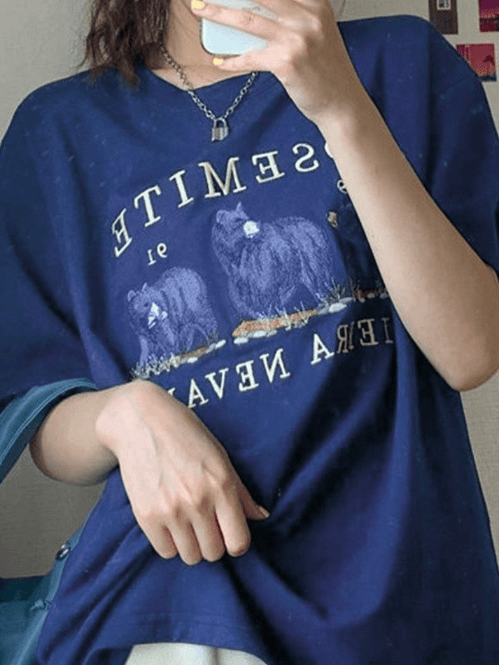 Vintage Bear Graphic Tee - Y2K Aesthetic Shirt with Coquette Style and Grunge Vibes Vintage Bear Graphic Tee - Y2K Aesthetic Shirt with Coquette Style and Grunge Vibes