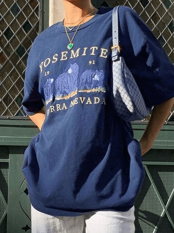 Vintage Bear Graphic Tee - Y2K Aesthetic Shirt with Coquette Style and Grunge Vibes Vintage Bear Graphic Tee - Y2K Aesthetic Shirt with Coquette Style and Grunge Vibes