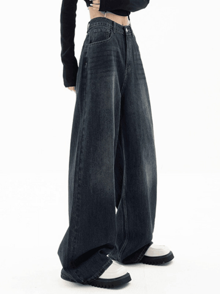 Vintage Blue 90s Boyfriend Jeans - Y2K Fashion Staple for Niche Women's Style Vintage Blue 90s Boyfriend Jeans - Y2K Fashion Staple for Niche Women's Style