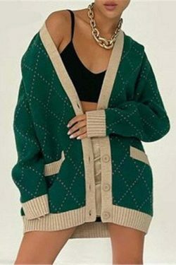 Vintage Buttoned Knitted Cardigan - Y2K Fashion Coquette Aesthetic Grunge Style -