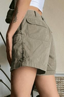 Vintage Denim Cargo Skirt - Y2K Aesthetic Grunge Style for Women - Coquette Fashion Statement