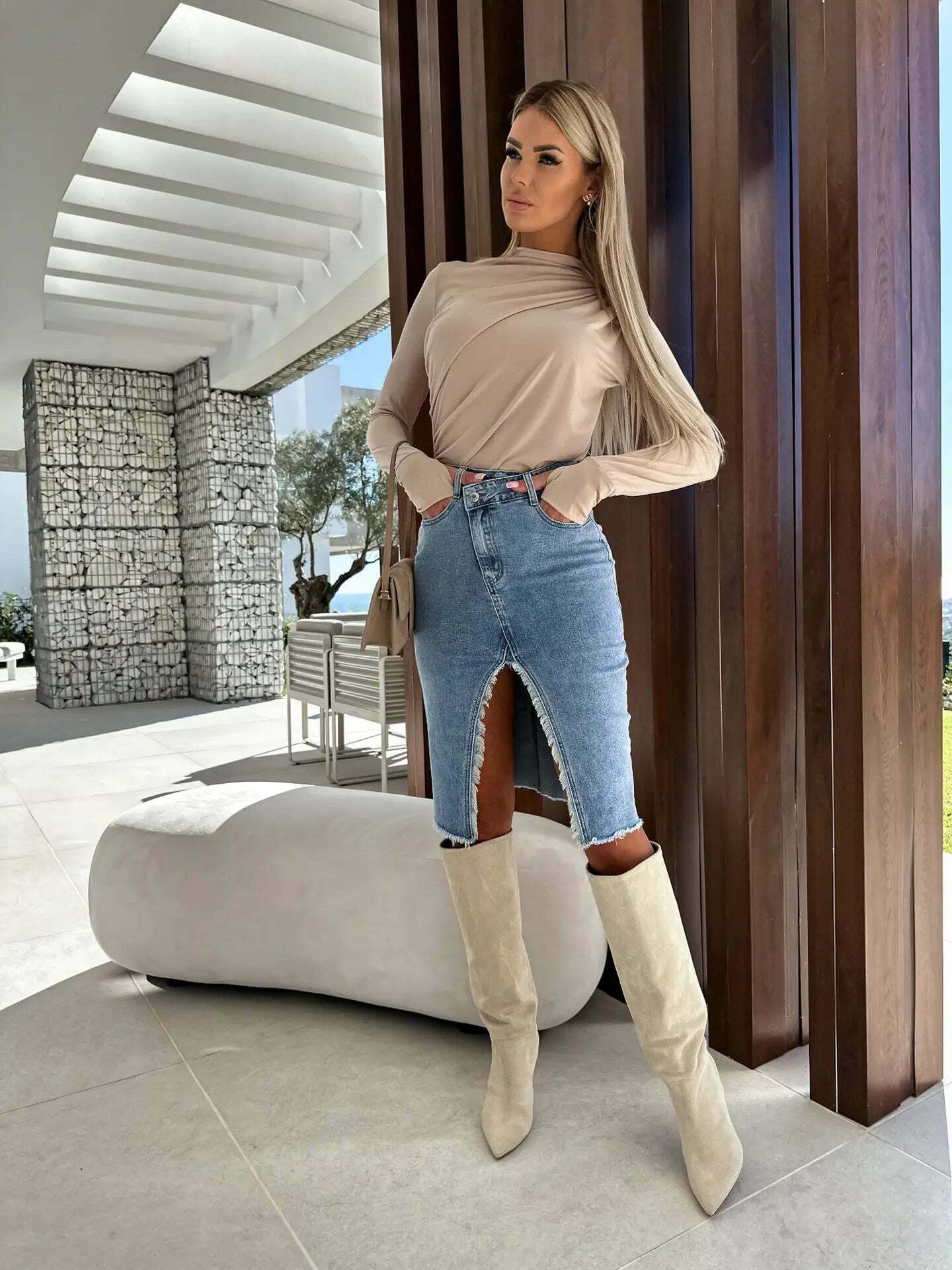 Vintage Denim Daze Maxi Skirt - Y2K Fashion Statement with Coquette Aesthetic and Grunge Style Vintage Denim Daze Maxi Skirt - Y2K Fashion Statement with Coquette Aesthetic and Grunge Style