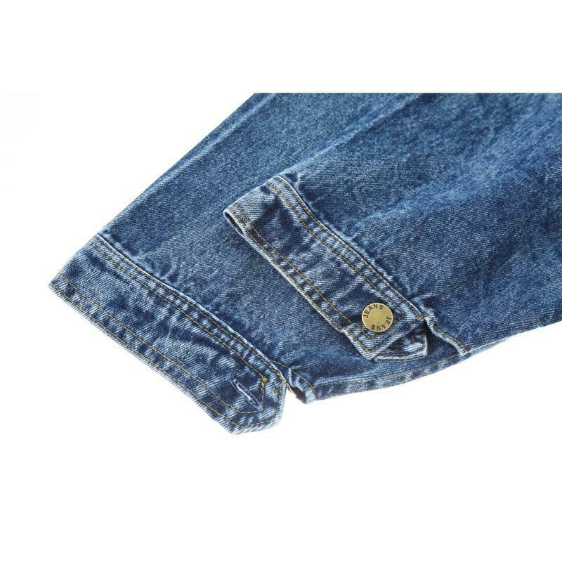 Vintage Denim Jacket: Y2K Aesthetic Outerwear - Coquette Style with Grunge & Pastel Goth Vibes