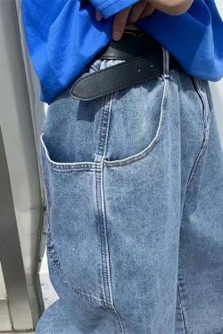 Vintage Denim Jorts: Y2K Aesthetic Cargo Skirt - Grunge & Coquette