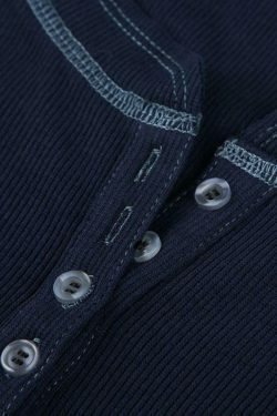 Vintage Embroidery Long Sleeve Tee - Y2K Aesthetic with Coquette & Grunge Vibes