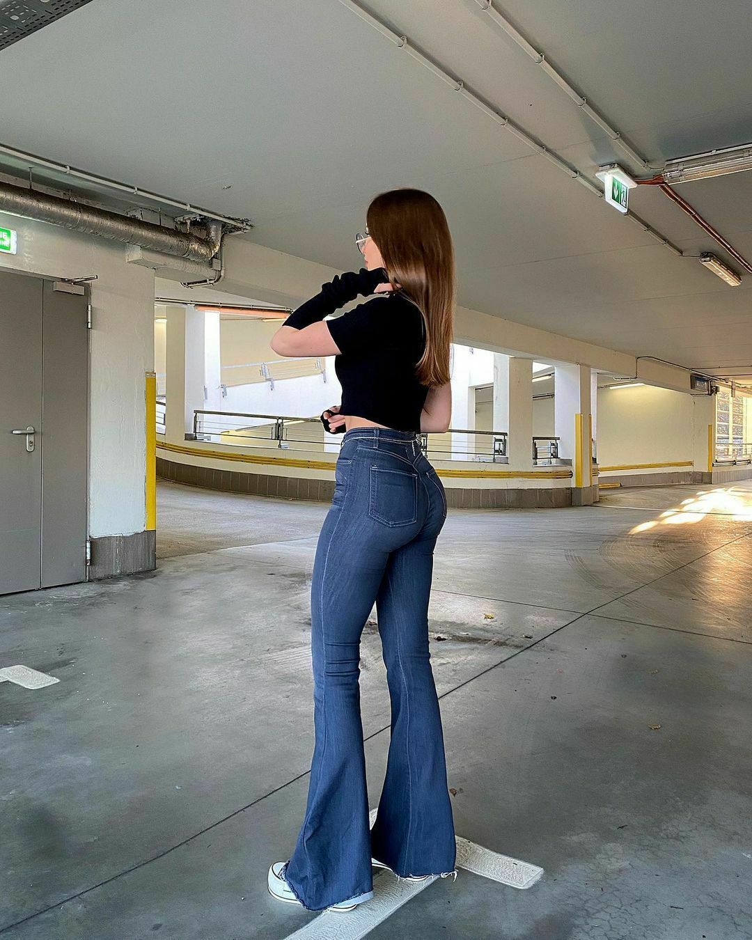 Vintage Flared Pants: Y2K Fashion Statement with Coquette Aesthetic & Grunge Style Vintage Flared Pants: Y2K Fashion Statement with Coquette Aesthetic & Grunge Style
