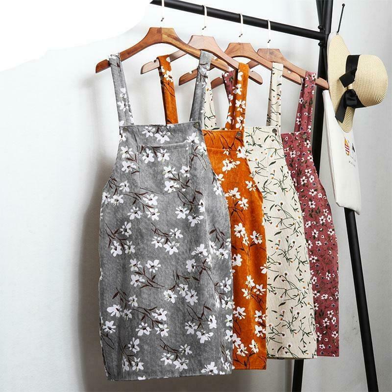 Vintage Floral Dungaree Dress - Y2K Aesthetic Outfit with Coquette Style and Grunge Flair Vintage Floral Dungaree Dress - Y2K Aesthetic Outfit with Coquette Style and Grunge Flair