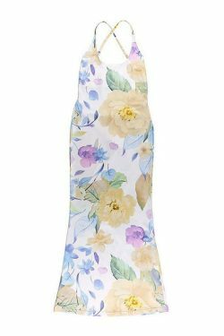 Vintage Floral Print Bodycon Dress - Y2K Fashion Aesthetic for Women - Coquette Style Midi Outfit