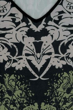 Vintage Floral Print Long Sleeve Shirt - Y2K Fashion Aesthetic for Women