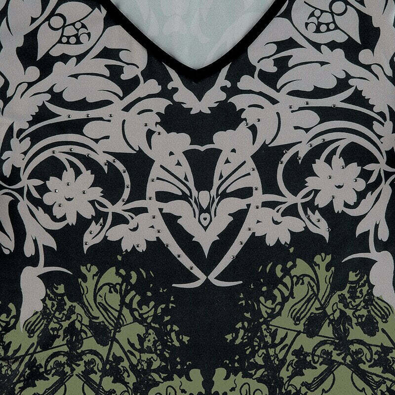 Vintage Floral Print Long Sleeve Shirt - Y2K Fashion Aesthetic for Women