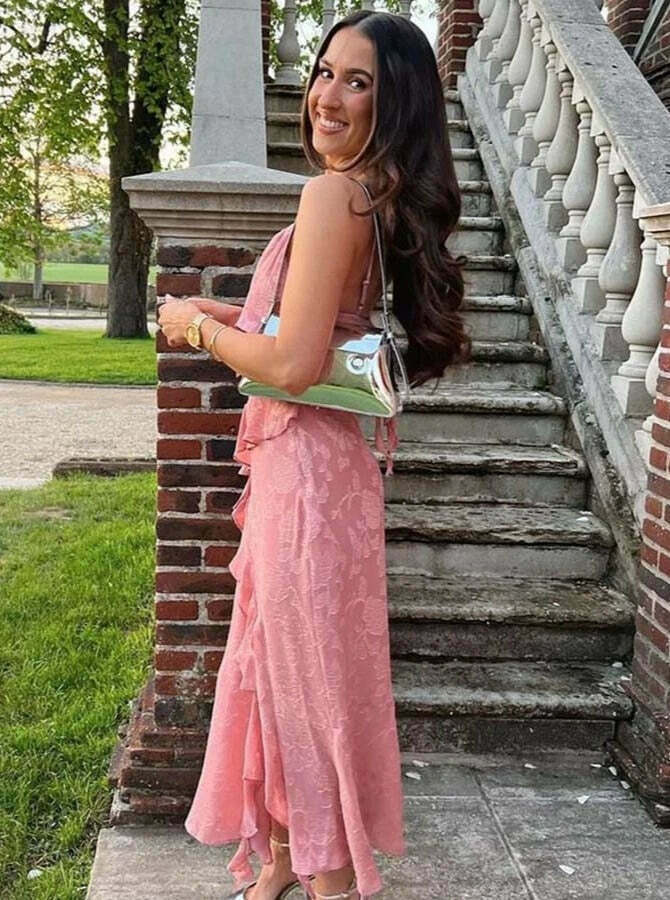 Vintage Floral Ruffles Dress - Y2K Aesthetic with Coquette & Grunge Vibes