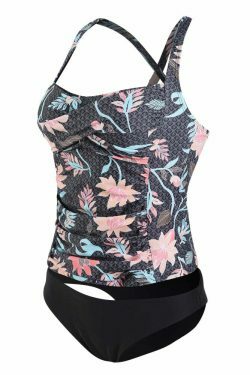 Vintage Flower Underwire Bikini Set - Y2K Fashion Swimwear for Women with Coquette Aesthetic