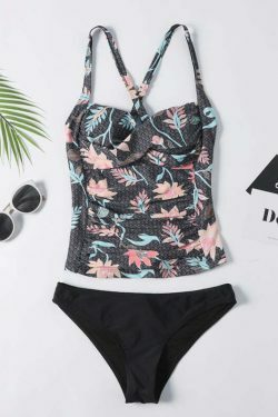 Vintage Flower Underwire Bikini Set - Y2K Fashion Swimwear for Women with Coquette Aesthetic