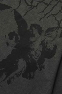 Vintage Gothic Angel Tee - Y2K Fashion with Coquette Aesthetic & Grunge Vibes