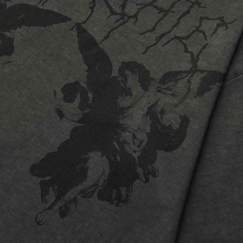Vintage Gothic Angel Tee - Y2K Fashion with Coquette Aesthetic & Grunge Vibes