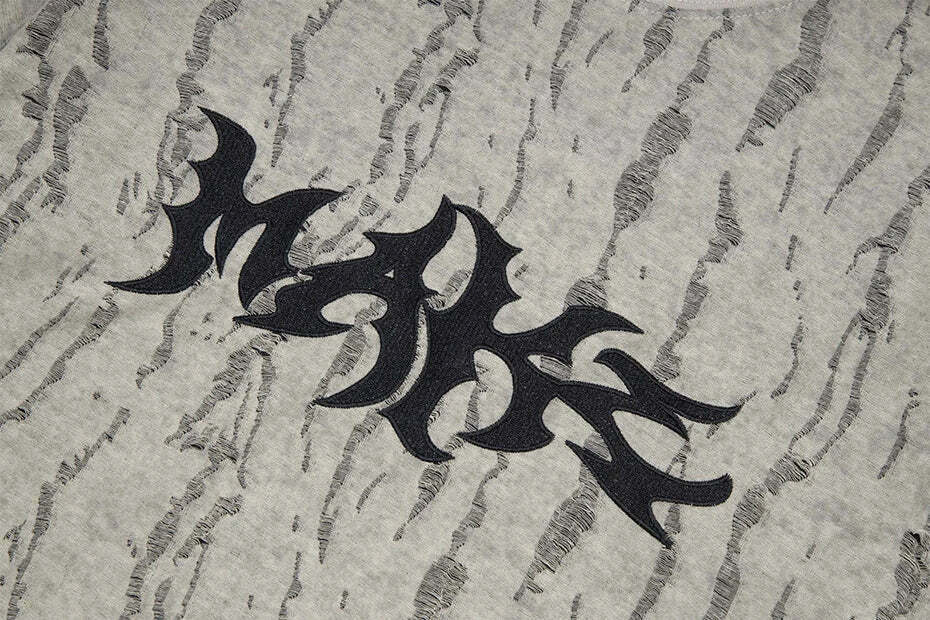 Vintage Grunge Aesthetic Tee with Unique Texture - Y2K Fashion Statement Piece Vintage Grunge Aesthetic Tee with Unique Texture - Y2K Fashion Statement Piece