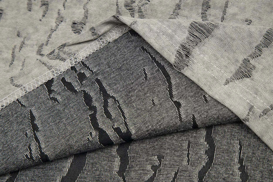 Vintage Grunge Aesthetic Tee with Unique Texture - Y2K Fashion Statement Piece Vintage Grunge Aesthetic Tee with Unique Texture - Y2K Fashion Statement Piece