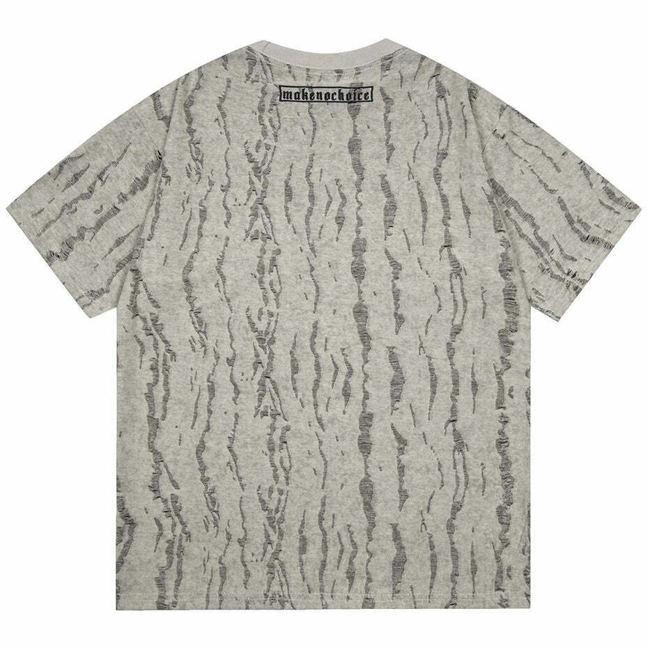 Vintage Grunge Aesthetic Tee with Unique Texture - Y2K Fashion Statement Piece Vintage Grunge Aesthetic Tee with Unique Texture - Y2K Fashion Statement Piece