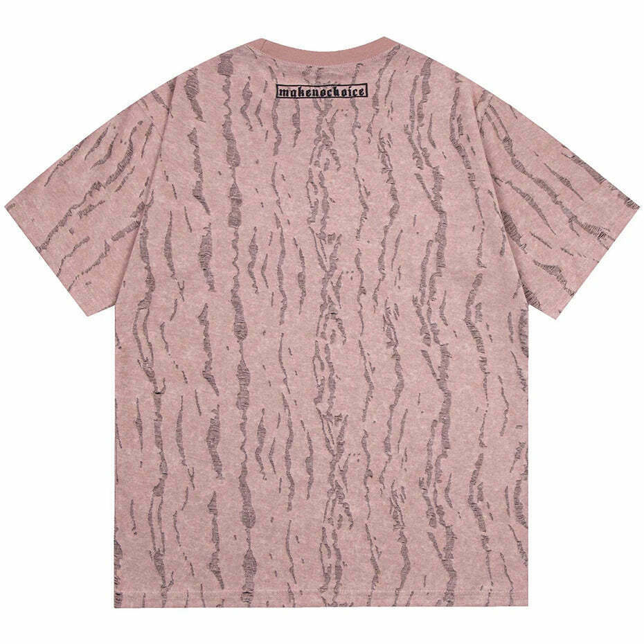 Vintage Grunge Aesthetic Tee with Unique Texture - Y2K Fashion Statement Piece Vintage Grunge Aesthetic Tee with Unique Texture - Y2K Fashion Statement Piece