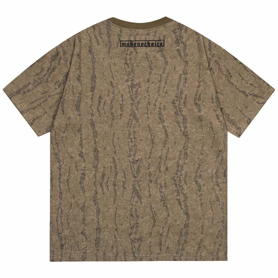 Vintage Grunge Aesthetic Tee with Unique Texture - Y2K Fashion Statement Piece Vintage Grunge Aesthetic Tee with Unique Texture - Y2K Fashion Statement Piece