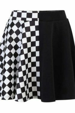 Vintage Grunge High Waist Cargo Skirt for Women - Y2K Aesthetic Outfit