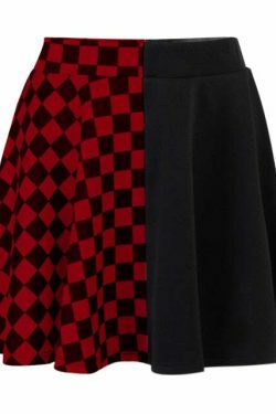 Vintage Grunge High Waist Cargo Skirt for Women - Y2K Aesthetic Outfit