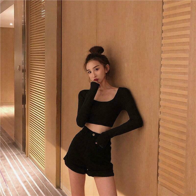 Vintage High Waist Denim Shorts - Retro Y2K Fashion for Women - Coquette Aesthetic Grunge Style