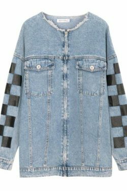 Vintage Indie Aesthetic Zipper Denim Jacket - Y2K Fashion Grunge Style Coquette Outfits