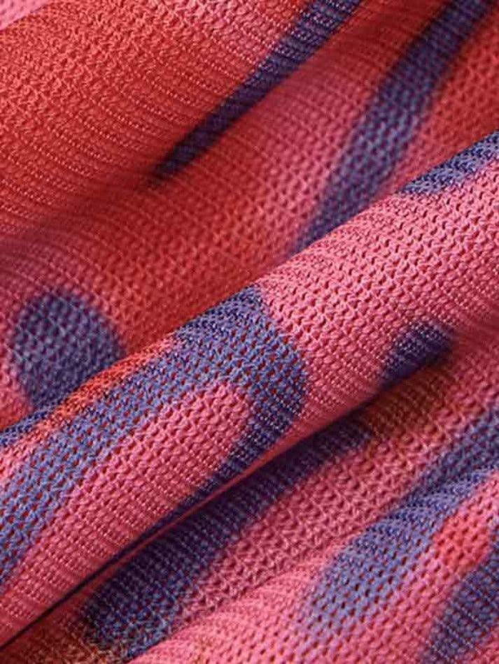 Vintage Irregular Print Fungus Slim Cami Top for Y2K Fashion Enthusiasts