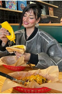 Vintage Isabella Leather Jacket - Y2K Aesthetic Fashion for Women - Coquette Style Grunge Outfits