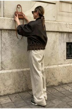 Vintage Isabella Leather Jacket - Y2K Aesthetic Fashion for Women - Coquette Style Grunge Outfits