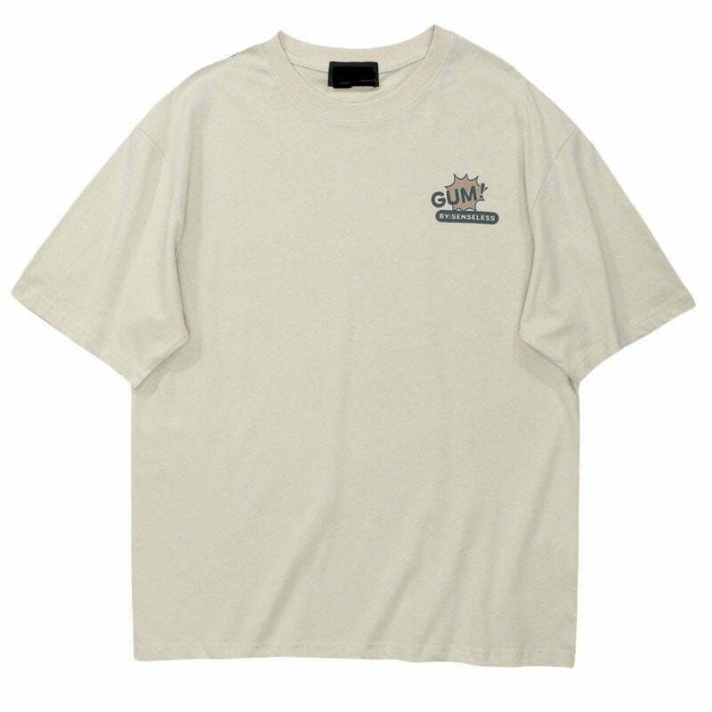 Vintage Japanese Poster Graphic Tee - Y2K Fashion Aesthetic Shirt for Women