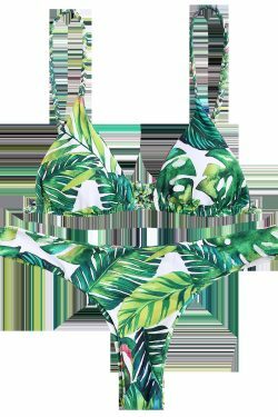 Vintage Lace-Up Bikini Set with Floral Details - Y2K Fashion Swimwear for Women