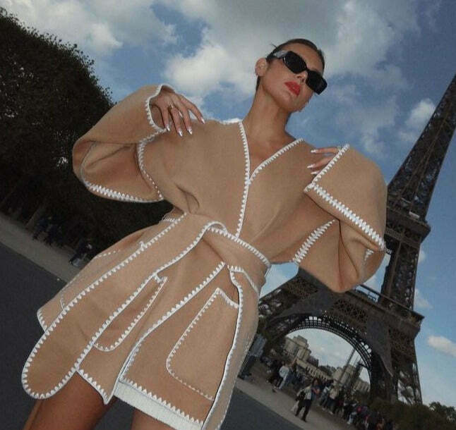 Vintage Lace V-Neck Cardigan with Belt - Coquette Aesthetic Grunge Style Vintage Lace V-Neck Cardigan with Belt - Coquette Aesthetic Grunge Style