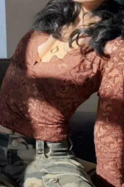 Vintage Lace V-Neck Flare Sleeve Shirt - Y2K Fashion Aesthetic for Women