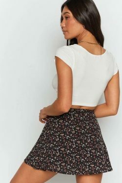 Vintage Leno High Waist Skirt - Y2K Fashion with Coquette Aesthetic & Grunge Vibes