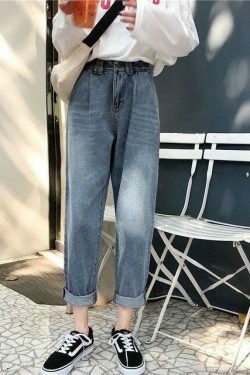 Vintage Loose Pants: Y2K Aesthetic Grunge Style Cargo Skirt Goth Fashion Women's Clothing