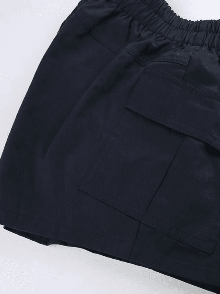 Vintage Low Rise Asymmetric Cargo Shorts - Y2K Fashion with a Grunge Aesthetic Vintage Low Rise Asymmetric Cargo Shorts - Y2K Fashion with a Grunge Aesthetic