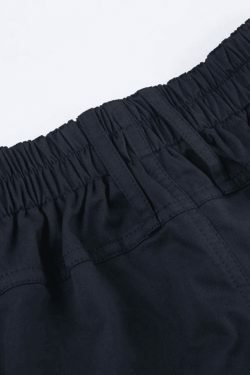 Vintage Low Rise Asymmetric Cargo Shorts - Y2K Fashion with a Grunge Aesthetic