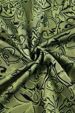 Vintage Mermaid Patchwork Printed Maxi Skirt - Y2K Fashion Statement with Coquette Aesthetic Flair