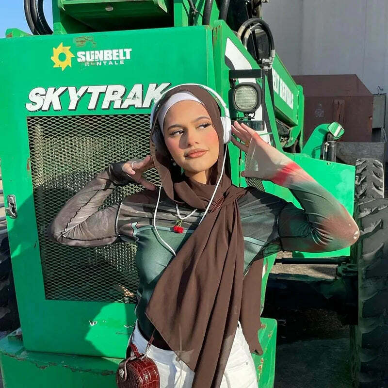 Vintage Mesh Tee with Y2K Aesthetic Prints - Coquette & Grunge Style Women's Fashion Vintage Mesh Tee with Y2K Aesthetic Prints - Coquette & Grunge Style Women's Fashion