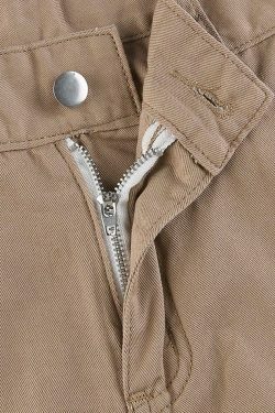 Vintage Multi Pocket Patched Cargo Jeans - Y2K Aesthetic Grunge Style - Coquette Fashion Retro Denim