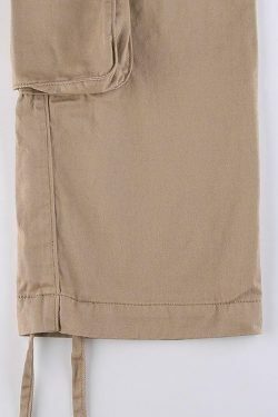 Vintage Multi Pocket Patched Cargo Jeans - Y2K Aesthetic Grunge Style - Coquette Fashion Retro Denim