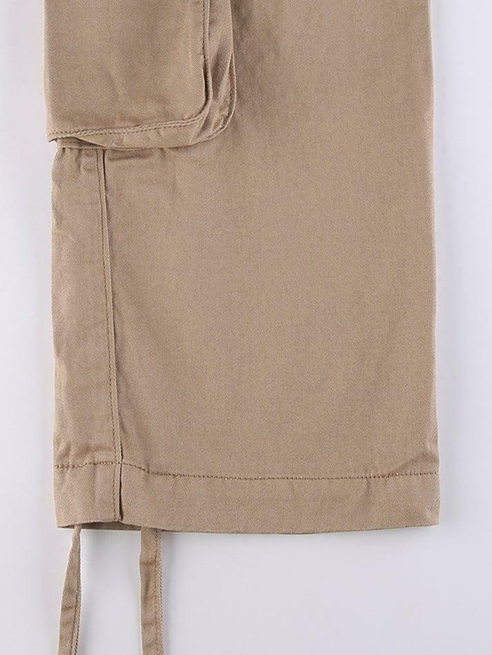 Vintage Multi Pocket Patched Cargo Jeans - Y2K Aesthetic Grunge Style - Coquette Fashion Retro Denim