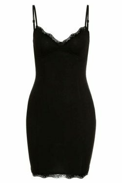 Vintage Noir Niche Lace Cami Dress - Y2K Fashion Aesthetic for Women