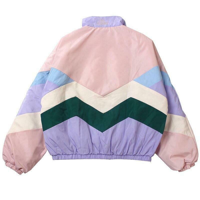Vintage Pastel Jacket - Y2K Aesthetic Outerwear for Women - Coquette Style Grunge