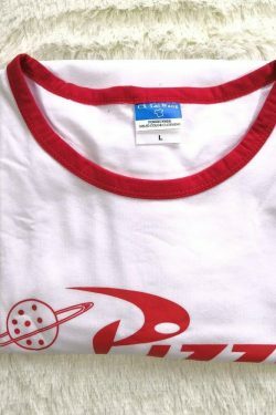 Vintage Pizza Planet T-Shirt - Y2K Fashion Tee with Nostalgic Aesthetic Vibe