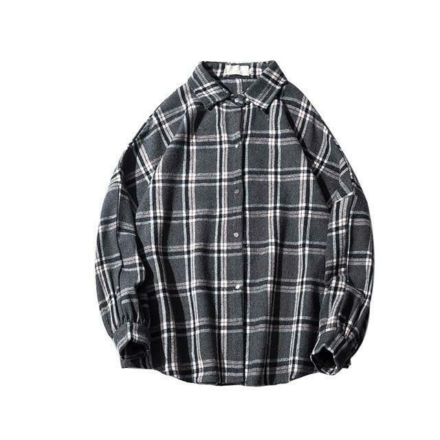 Vintage Plaid Shirt - Y2K Fashion Staple for Coquette and Grunge Aesthetics