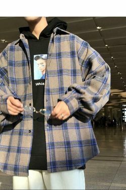 Vintage Plaid Shirt - Y2K Fashion Staple for Coquette and Grunge Aesthetics